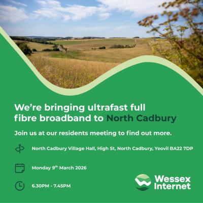 Full Fibre Broadband is coming to North Cadbury